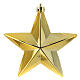Set of 6 gold star ornaments for Christmas trees 100 mm s4
