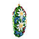 Edelweiss, blown glass Christmas decoration, 4.5 in s4