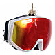 Ski goggles, blown glass Christmas decoration, 3.5 in s4