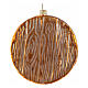 Ornamento vetro soffiato albero Natale tagliere colazione altezza 10 cm s6