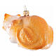 Hunting cat blown glass Christmas ornament, height 10 cm s5