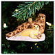 Seal with pup blown glass Christmas tree ornament, height 10 cm s2