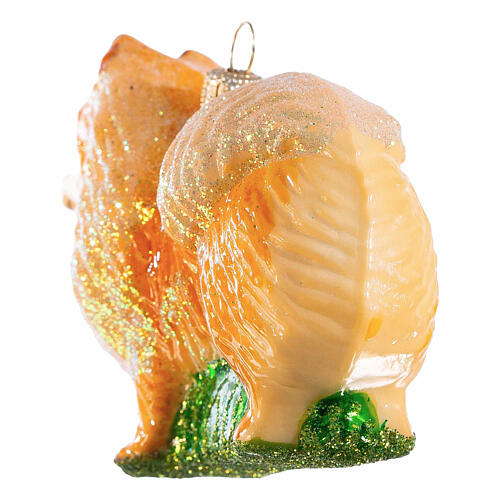 Volpino decorazione natalizia albero vetro soffiato altezza 8,5 cm 6