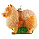 Pomeranian Christmas tree ornament in blown glass, height 8.5 cm s3