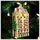 Casa Balltó by Gaudí, Christmas tree decoration of blown glass, h 4.5 in s2