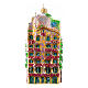 Casa Gaudì Barcellona addobbo vetro soffiato albero altezza 11,5 cm s1