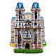 Abbaye Westminster décoration sapin Noël verre soufflé h 14 cm s1