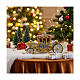 Carrozza Famiglia Reale decorazione natalizia vetro soffiato altezza 12 cm s2
