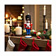 Cascanueces danés árbol Navidad decoración vidrio soplado altura 13 cm s2
