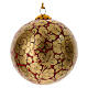 Luxury box of papier-mâché Christmas balls, floral set of 6, 3 in s7