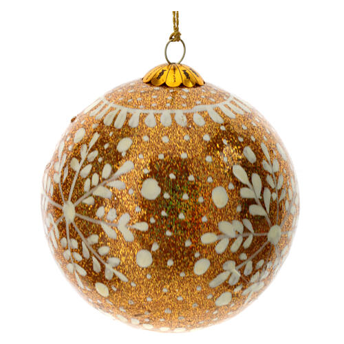 Geschenkbox „Frozen“, 6 Weihnachtskugeln aus Pappmaché, Ø 7,5 cm 9