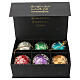 Luxury box of papier-mâché Christmas balls, Frozen set of 6, 3 in s2