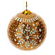 Luxury box of papier-mâché Christmas balls, Frozen set of 6, 3 in s5