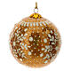 Luxury Christmas tree balls Frozen, 6 pcs in paper mache 80 mm s9