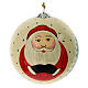 Luxury box of papier-mâché Christmas balls, set of 6, 3 in, Santa and Nutcrackers s8