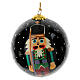 Luxury box Christmas 6 pezzi palline albero in cartapesta 80 mm s14
