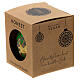 Pallina albero Natale in cartapesta blu animali foresta 80 mm s4