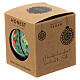 Pallina cartapesta con tulipano 80 mm albero Natale s5