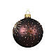 Christmas balls, mixed warm colours and white, opaque glass, 3 in s4