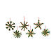 Decoraciones para árbol de pajizo dm 6 cm estrellas colores surtidos 12 piezas s1