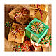 Assorted star-shaped straw tree decorations, max 11 cm diameter, set of 9 s2