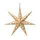 Wooden star-shaped ornament 8x2 in s1