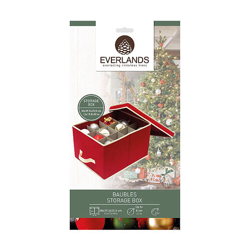 Storage box for Christmas balls, 12x16x10 in 2