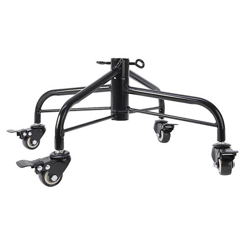 Podstawa choinki metalowa z kółkami, 60 cm 1