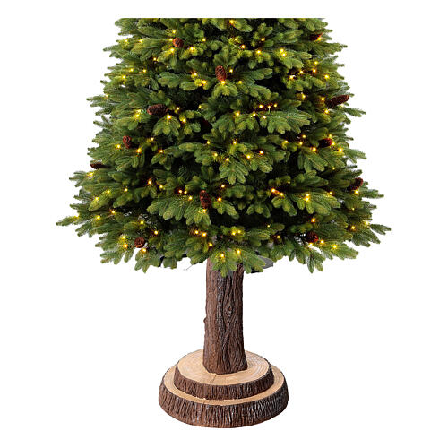 Base tronc sapin de Noël 210-240 cm 45x60 cm 2