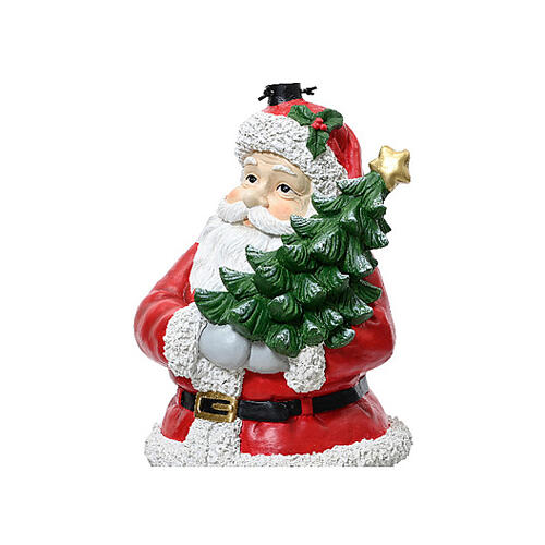 Weihnachtsbaumständer, dekorativ – 45 × 70 cm, mit Weihnachtsmann, für künstliche Bäume von 200–240 cm 3