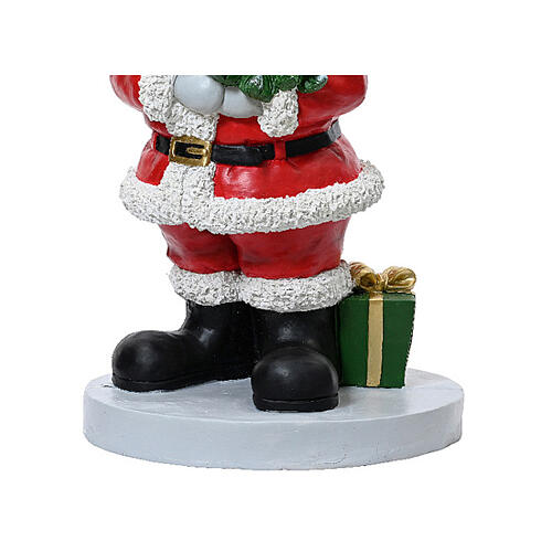 Weihnachtsbaumständer, dekorativ – 45 × 70 cm, mit Weihnachtsmann, für künstliche Bäume von 200–240 cm 4