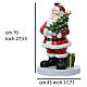 Weihnachtsbaumständer, dekorativ – 45 × 70 cm, mit Weihnachtsmann, für künstliche Bäume von 200–240 cm s2