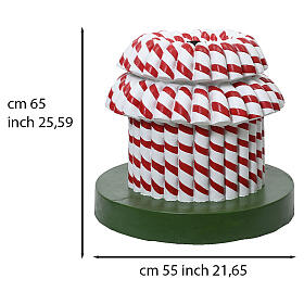 Podstawa choinki laski cukrowe 200-240 cm 60x55 cm