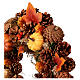 Fall wreath with leaves and berries, 14 in diameter s2