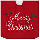 Christmas tree base cover with red and white inscription, 35 in s2