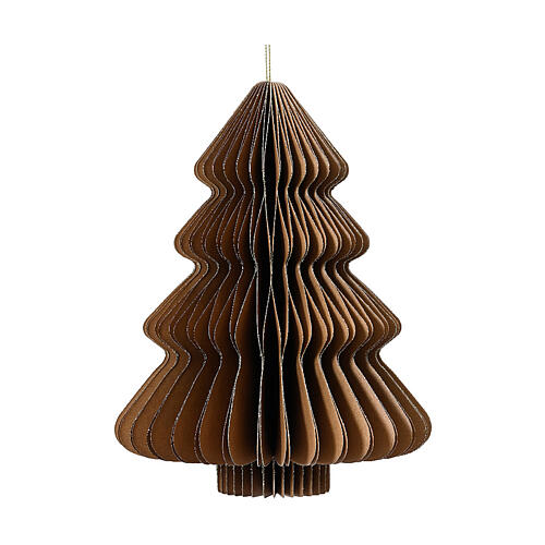 Christmas tree decoration, sand-coloured, 3 in, 100% FSC paper 1