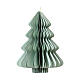 Decorazione albero Natale acquamarina 8 cm 100% FSC s1