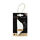Sfera decorativa albero Natale 100%FSC colore bianco 8 cm s2