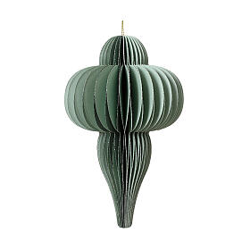 Decorazione di carta 100% FSC albero di Natale  8 cm h verde menta