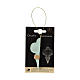 Paper Christmas decoration 100% FSC 8 cm h mint green s2