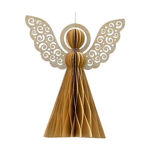 Paper angel for Christmas tree decoration, 100% FSC, 3 in 1