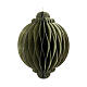 Green Christmas Tree Paper Ball 15 cm 100% FSC s1
