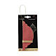 Decorazione natalizia carta 100% FSC sfera h 15 cm rosso s2