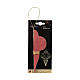 Red Christmas tree decoration h 15 cm 100% FSC paper s2