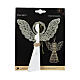 Angel-shaped Christmas decoration, 100% FSC paper, 6 in s2