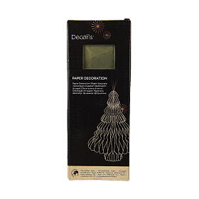 Wabenanhänger, grün, 100 % FSC-Papier, Ø 15 cm × H 20 cm