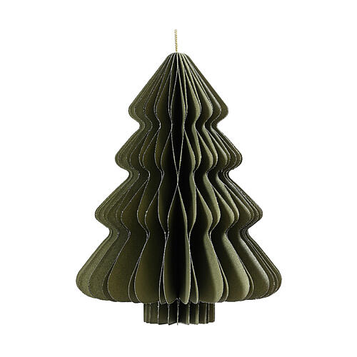 Green paper Christmas tree decoration 15x20 cm FSC 100% 1