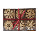 Set of 12 assorted straw snowflakes, 4 in s2