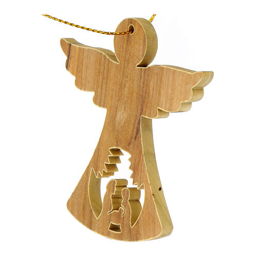 Angel Christmas tree decoration olive tree Nativity 6 cm 2