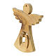 Olive wood angel Virgin Mary with Child Christmas tree ornament 6 cm s2